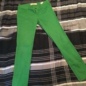 Green jeans